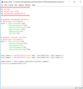 Coffee Break Python – Finxter