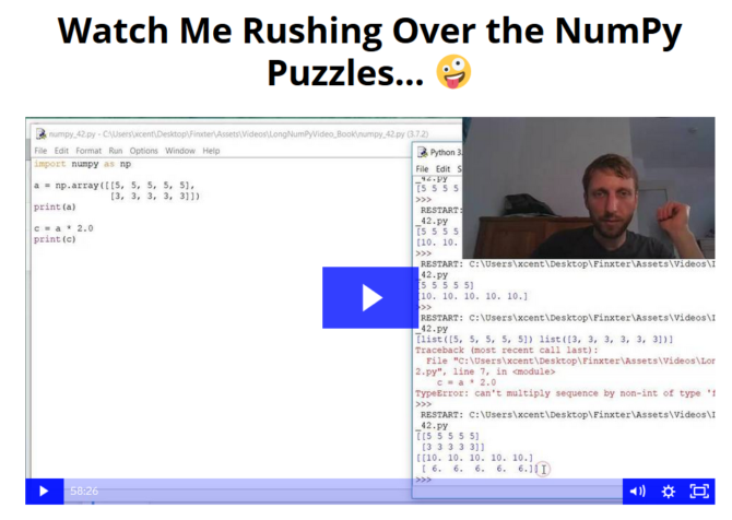 Coffee Break NumPy – Finxter