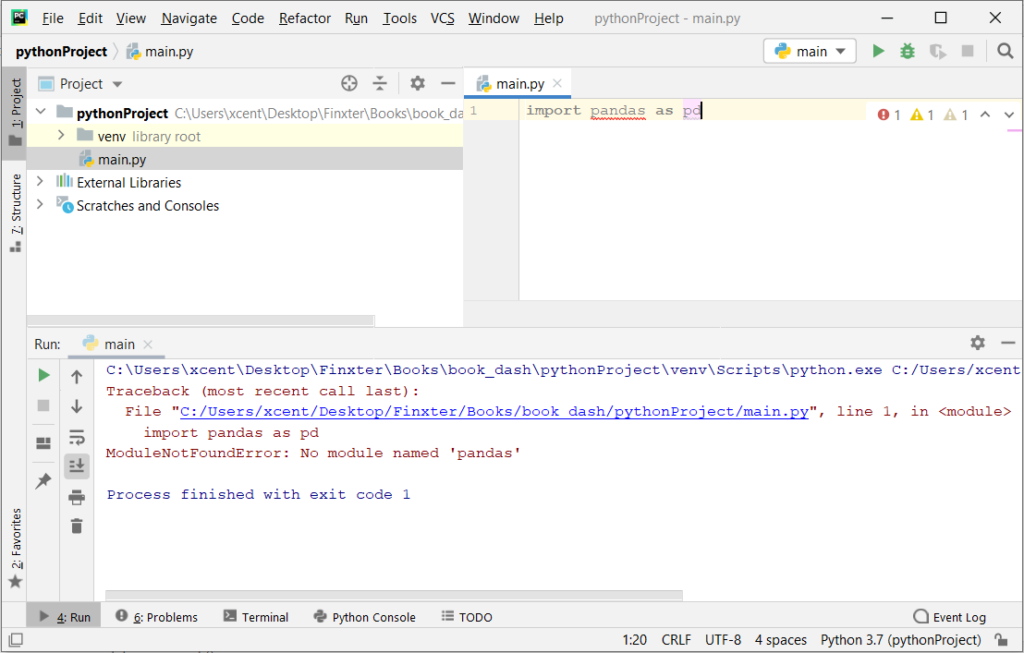 No module named user. Import Pandas as PD. MODULENOTFOUNDERROR: no Module named 'requests'. Pandas справка. Как установить Pandas в PYCHARM.