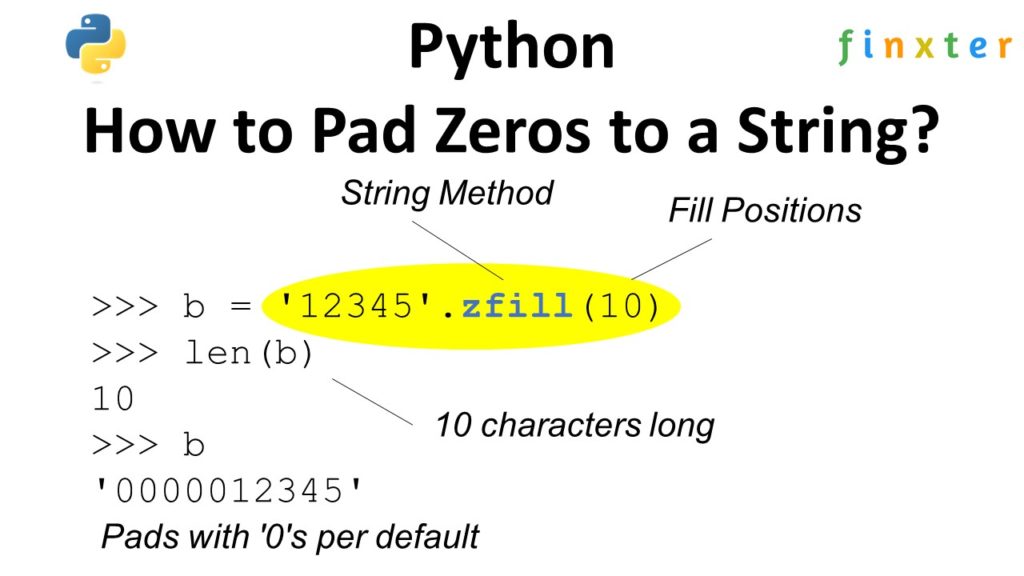 Python How to Pad Zeros to a String?