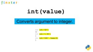 Python int() Function – Be on the Right Side of Change
