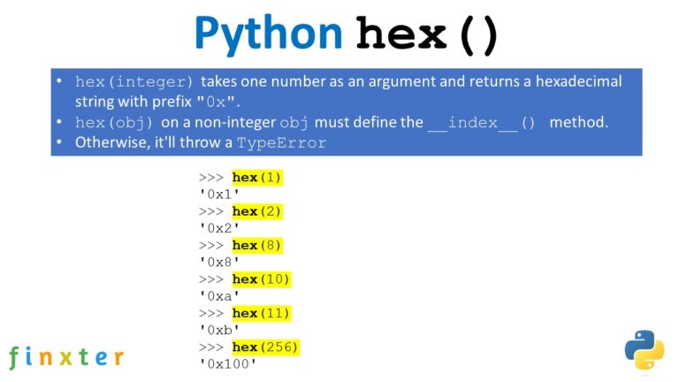 python_hex-1 – Be on the Right Side of Change