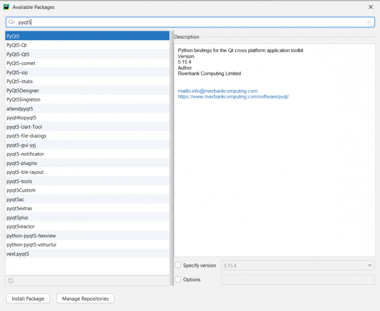 How to install pyqt5 on pycharm finxter