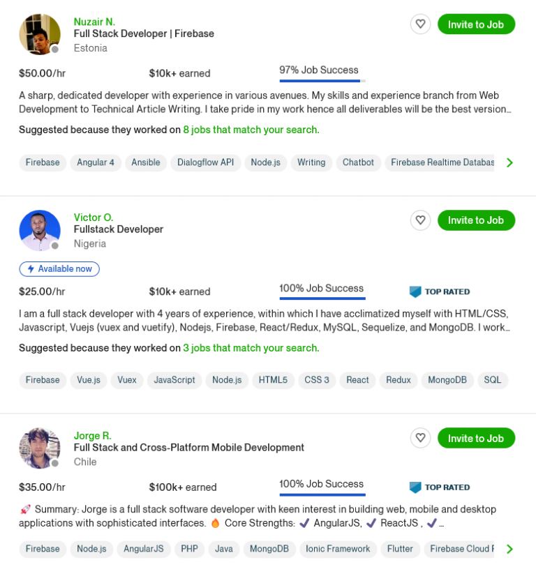 Firebase developer income and opportunity be on the right side of