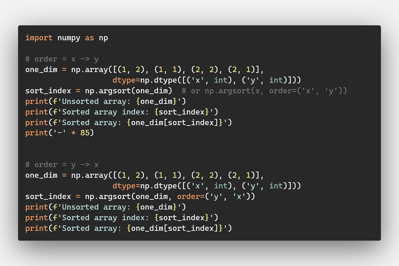 np.argsort() — A Simpe Illustrated Guide – Be on the Right Side of Change