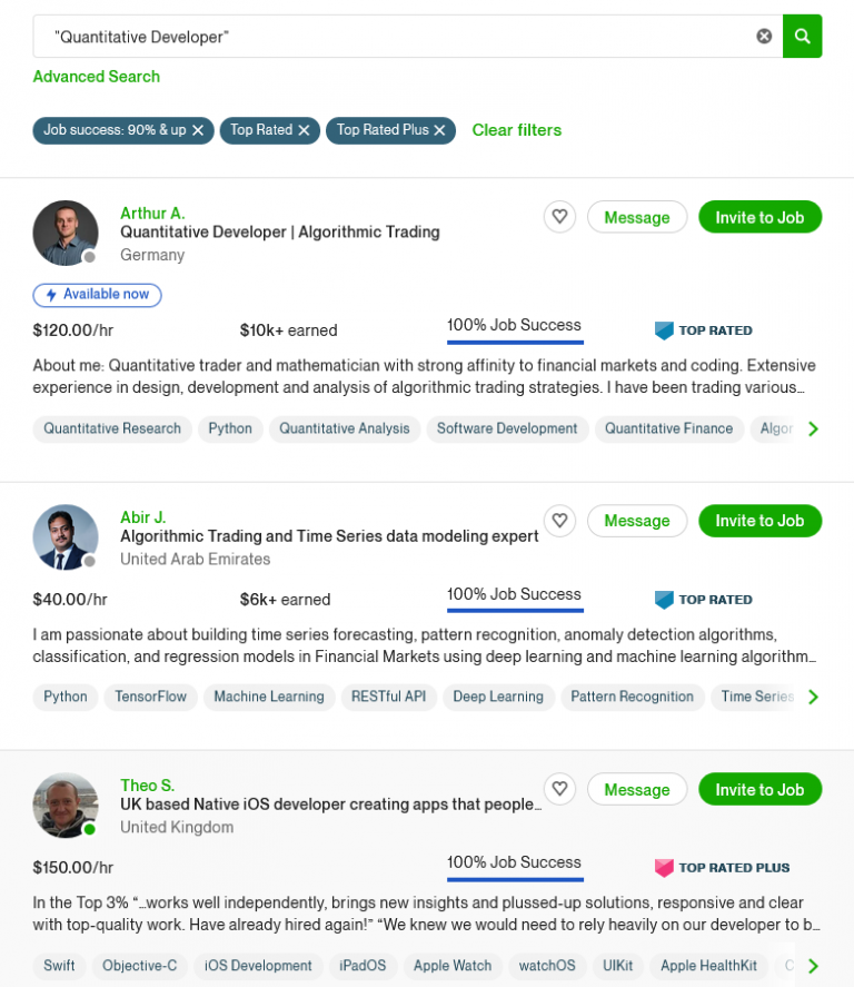 Quant Developer — and Opportunity Be on the Right Side of Change