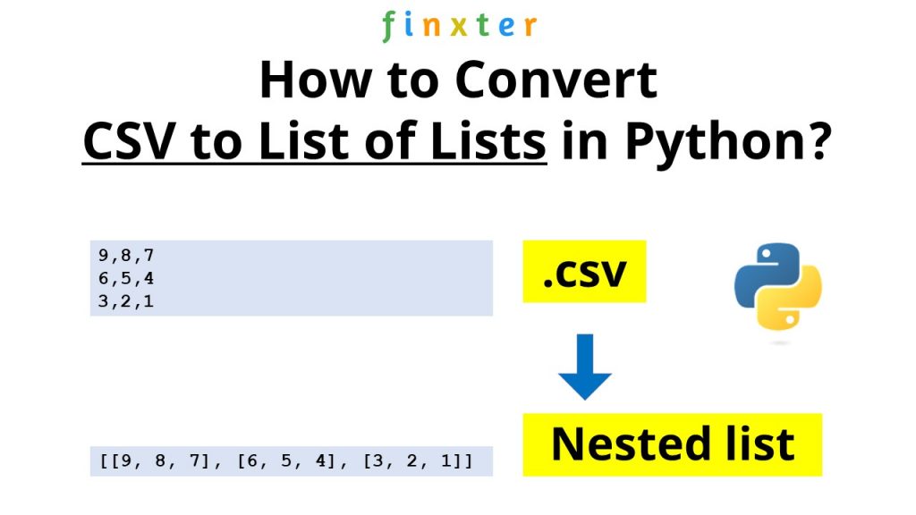 Python – Convert Csv To List Of Lists – Be On The Right Side Of Change