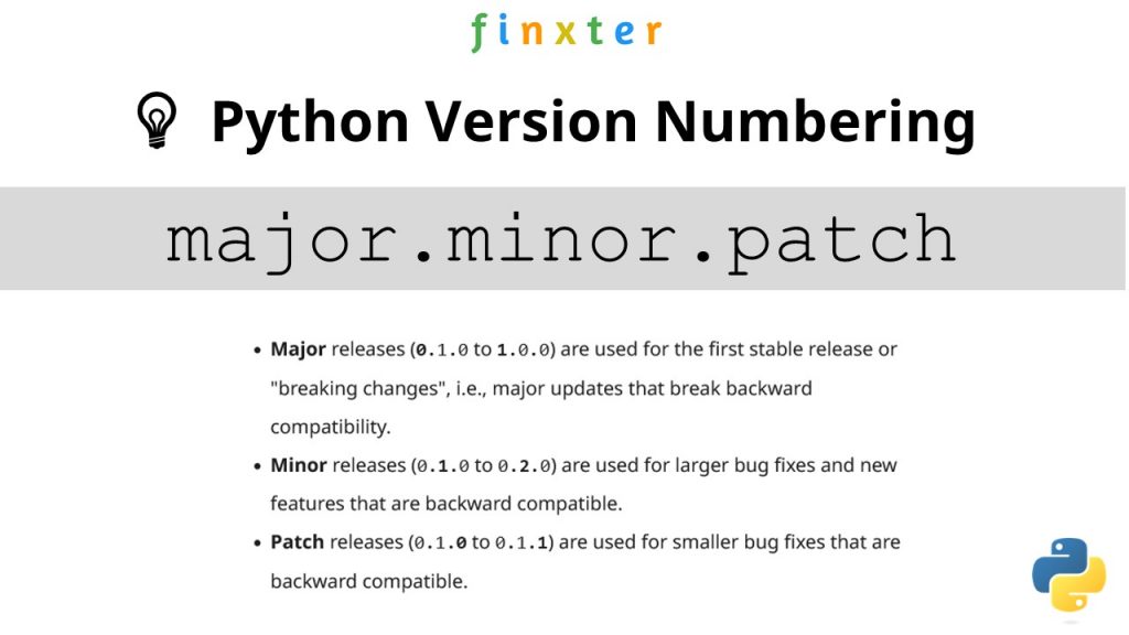 Python Version Numbering