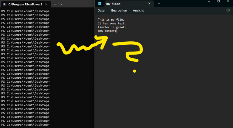 Powershell Placeholder Text How Do You Add Text to a File in Windows PowerShell? - Be on the Right ...